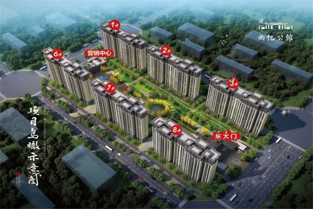 宝龙庄园3室2厅1卫113.8㎡【高档装修送实木家具